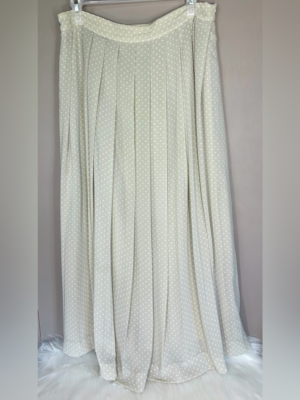 PORTS INTERNATIONAL Polka Dot Maxi Skirt